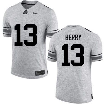 Men's Ohio State Buckeyes #13 Rashod Berry Gray Nike NCAA College Football Jersey In Stock XNR8144DV